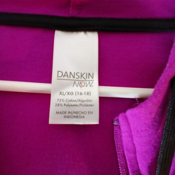 #273 Danskin Now Maternity Double Knit Jacket Size 16/18 (XL) - Picture 4 of 7